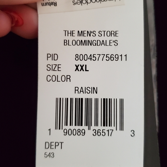 The Men's Store at Bloomingdale's Quarter-Zip Merino Sweater NWT - Picture 9 of 10